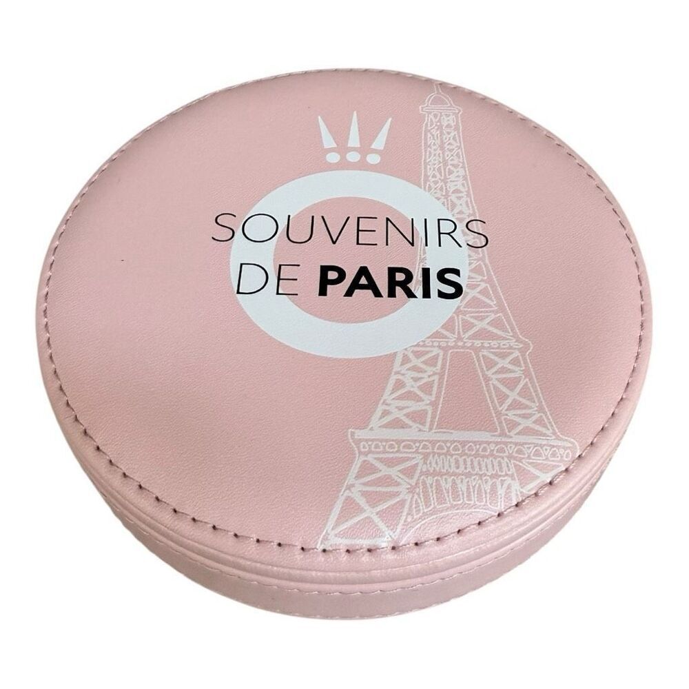Pandora Souvenirs De Paris Leather Jewelry Case for bracelet and charms New